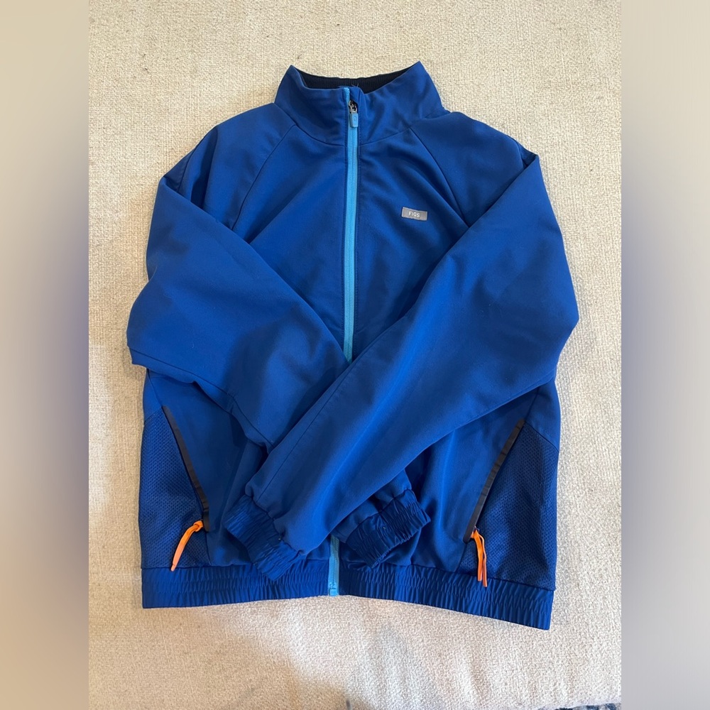 FIGS Sydney Jacket Electric Blue